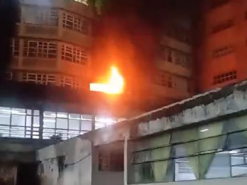 Hospital de Heliópolis, em São Paulo, tem princípio de incêndio FOTO santo andre depressao